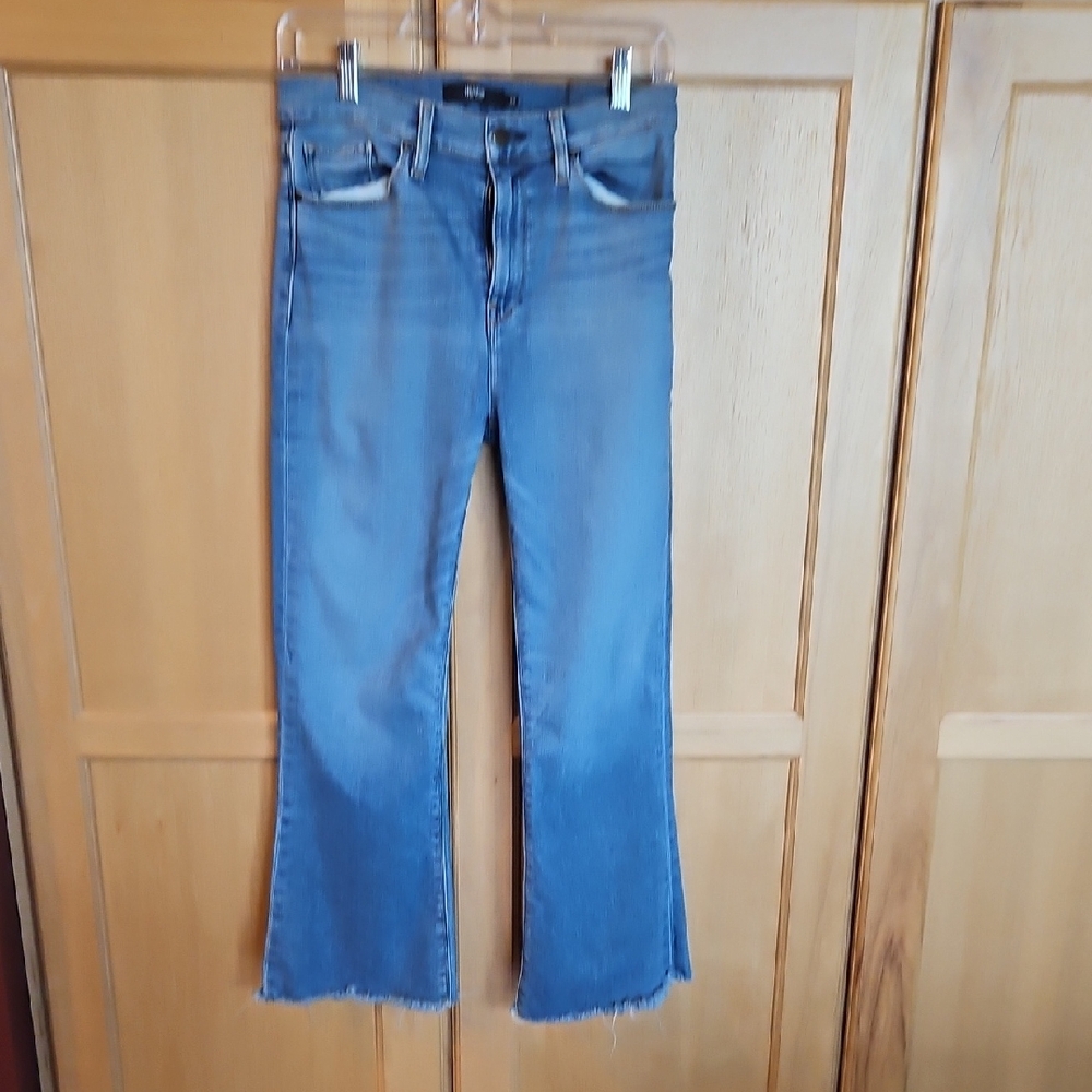 Hudson Jeans Blue Flare Wide Leg Denim